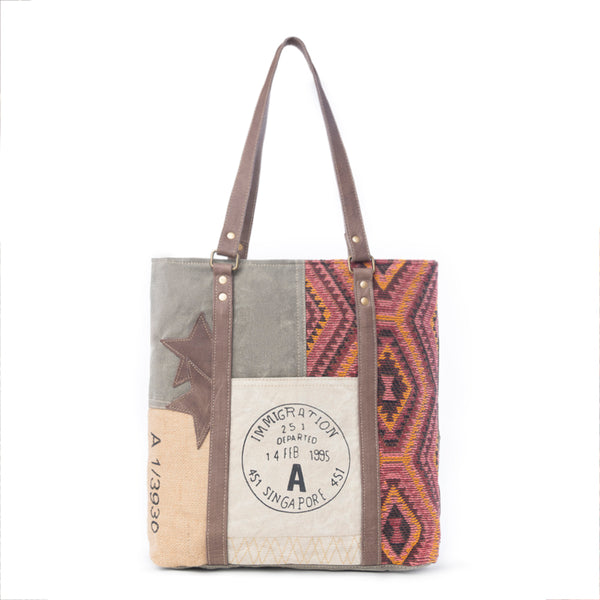 Singapore Port of Call Tote Bag - Myra USA
