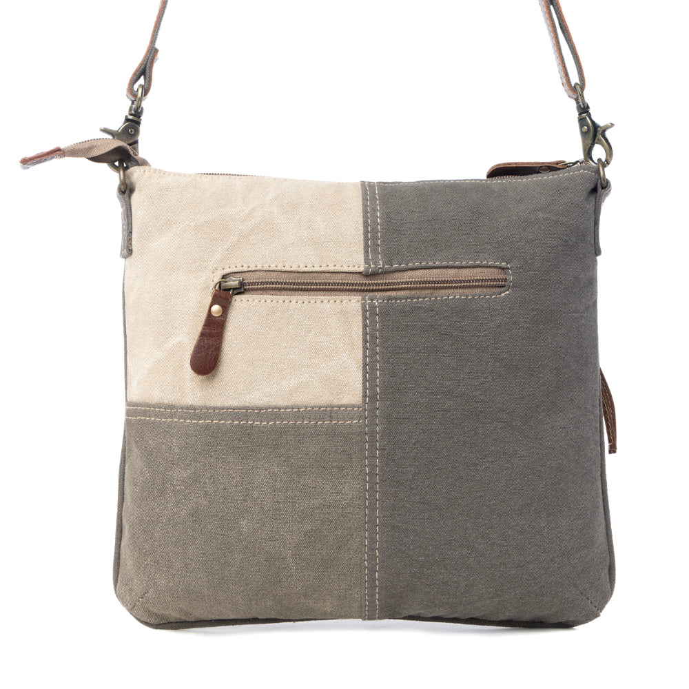 Myra Seeds of Love Crossbody Bag - Vintage Patch Leather Shoulder