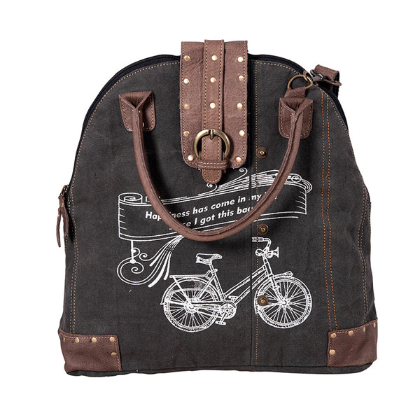 Do Well Bicycle Canvas Shoulder Bag