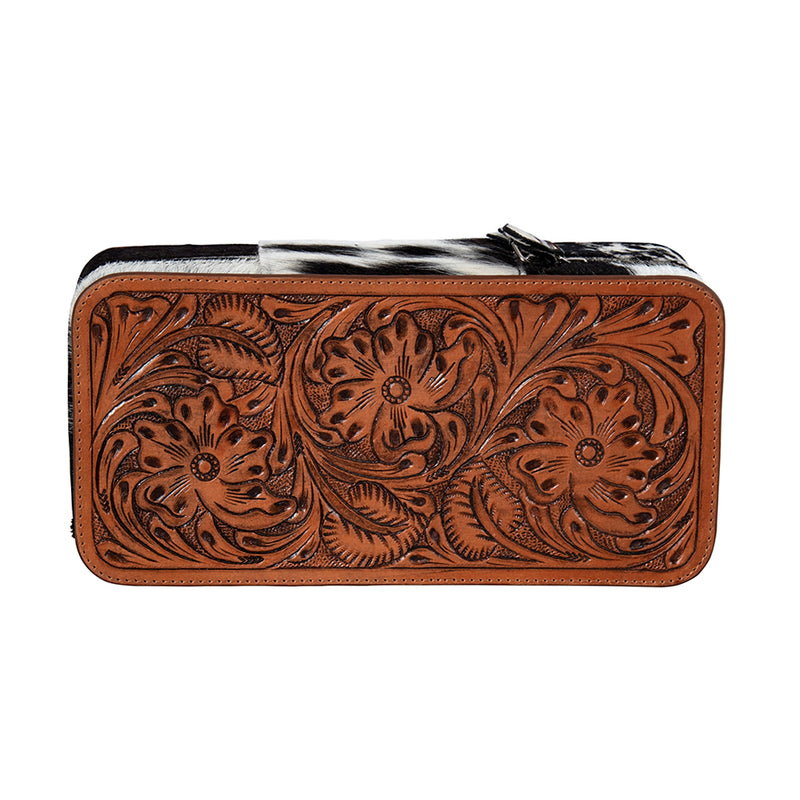 Tilly Bluff Rectangle Hair-on Hide Jewelry Box