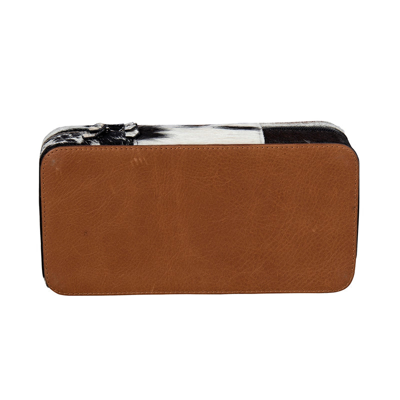 Tilly Bluff Rectangle Hair-on Hide Jewelry Box