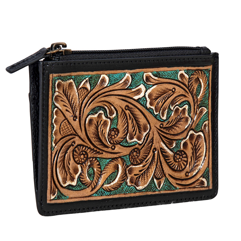 Prairie Dusk Hand-tooled Card Holder