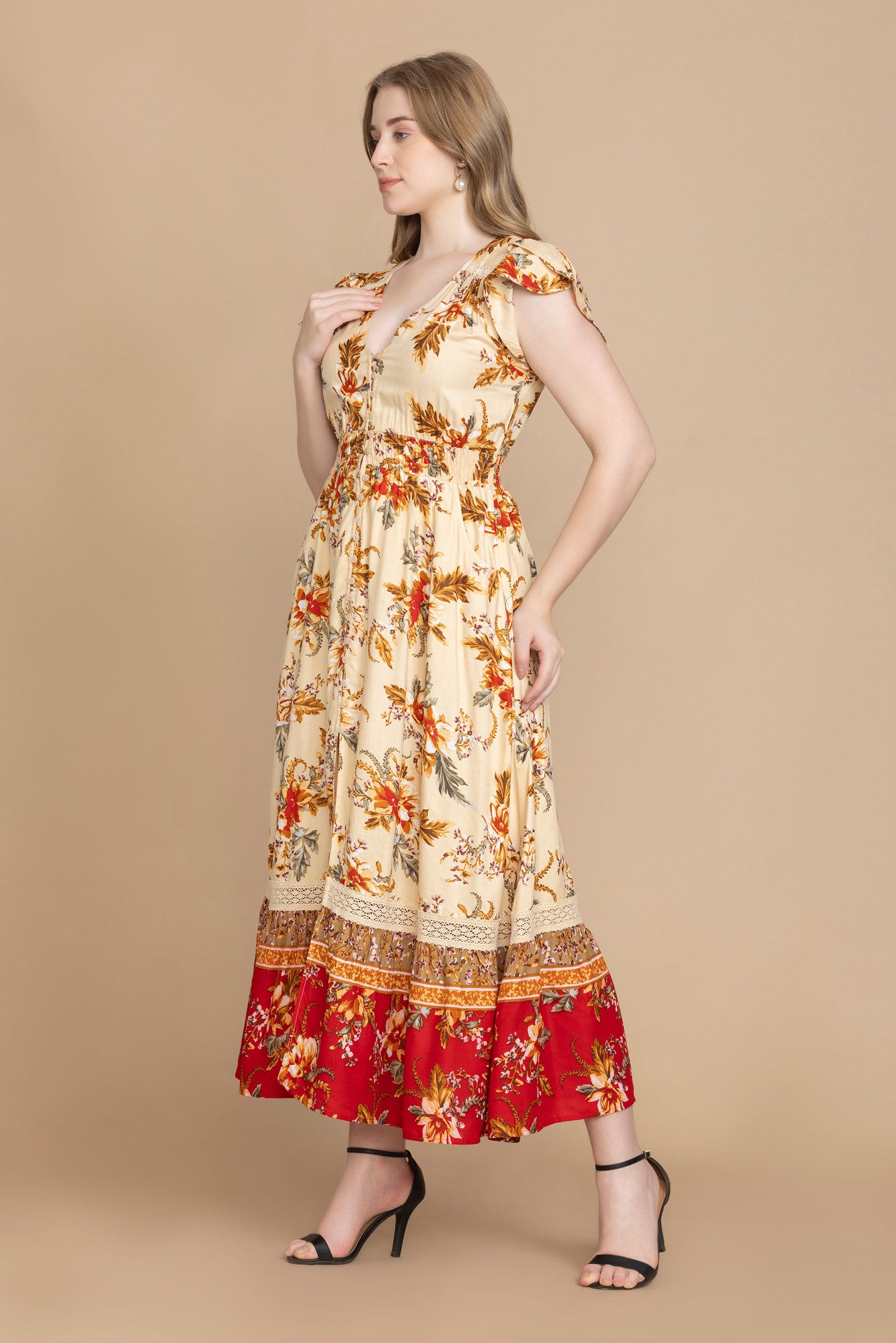 Bohera Georgina Multi-Print Dress - Myra USA