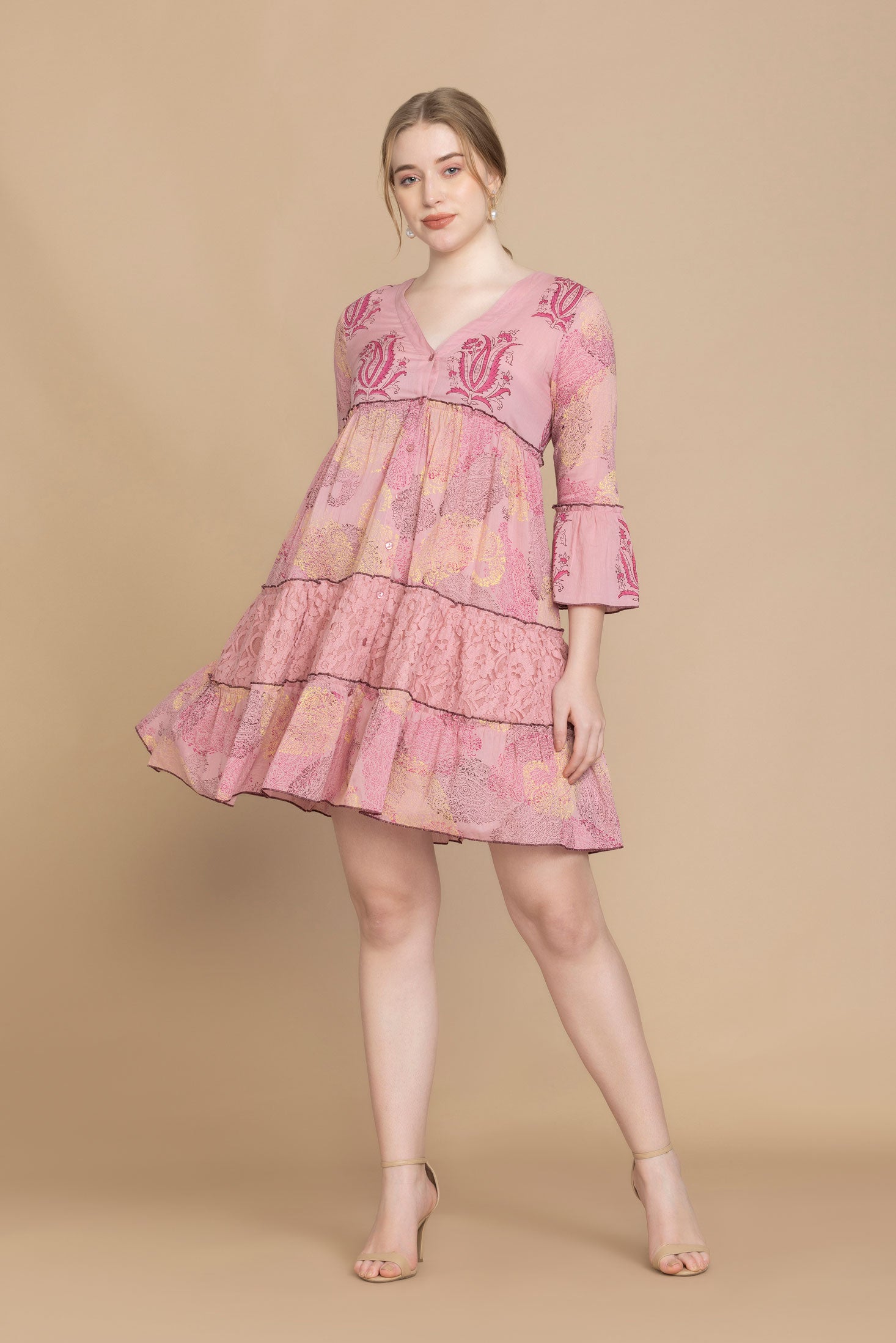 Pond Blossom Babydoll Dress - Myra USA