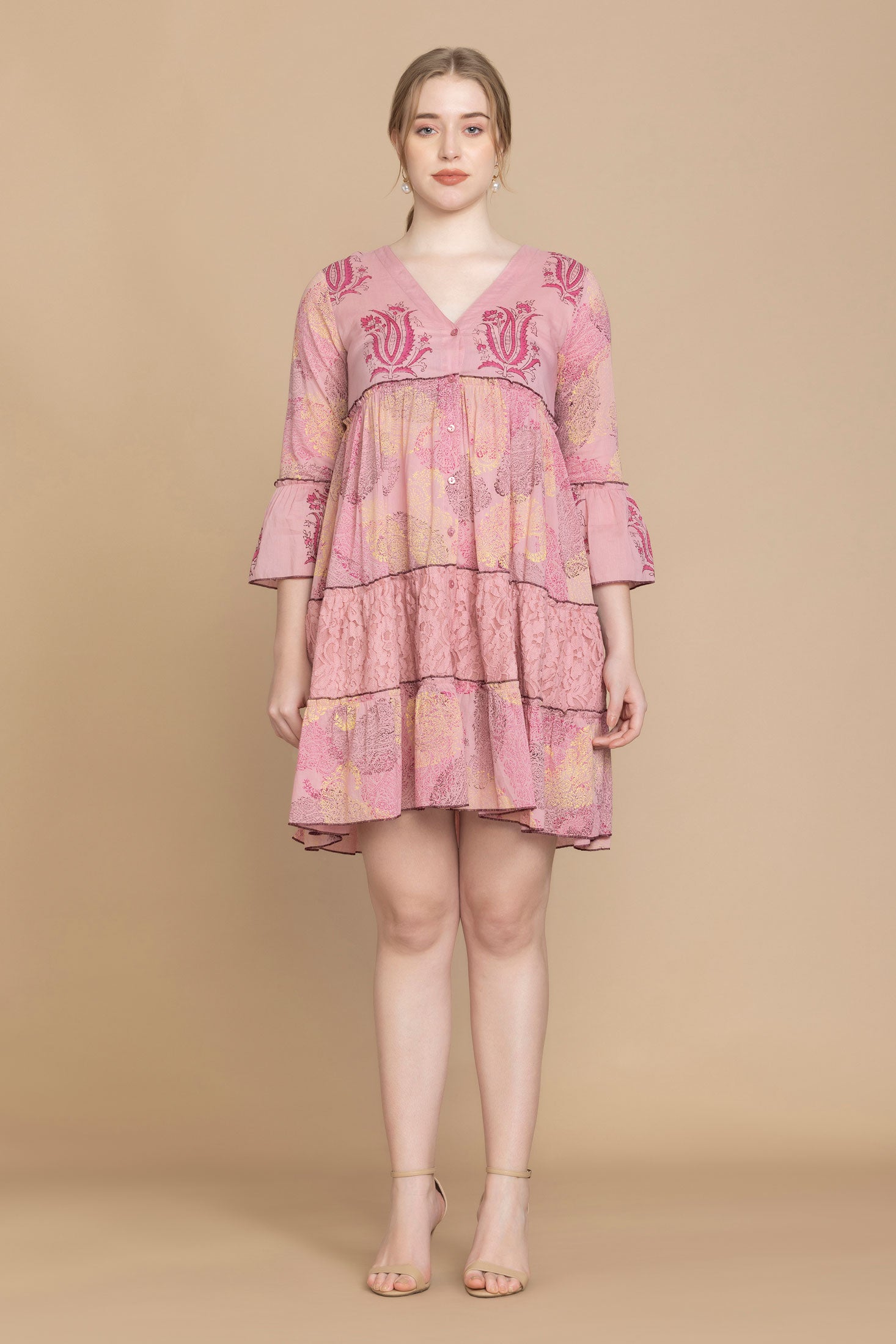 Pond Blossom Babydoll Dress - Myra USA