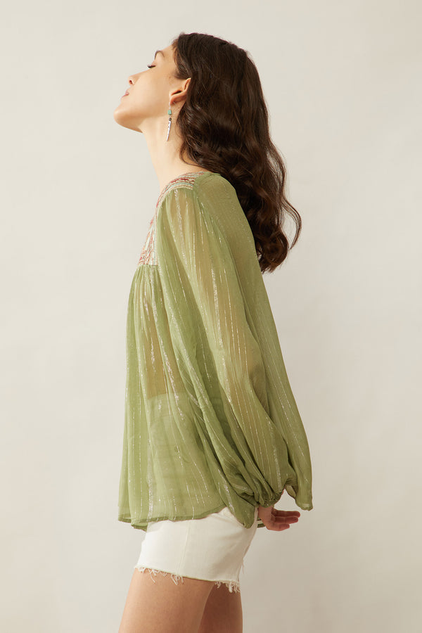 Tammilyn Embroidered Top - Myra USA