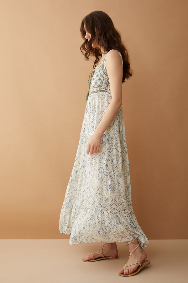 Stella Accent Embroidered Dress