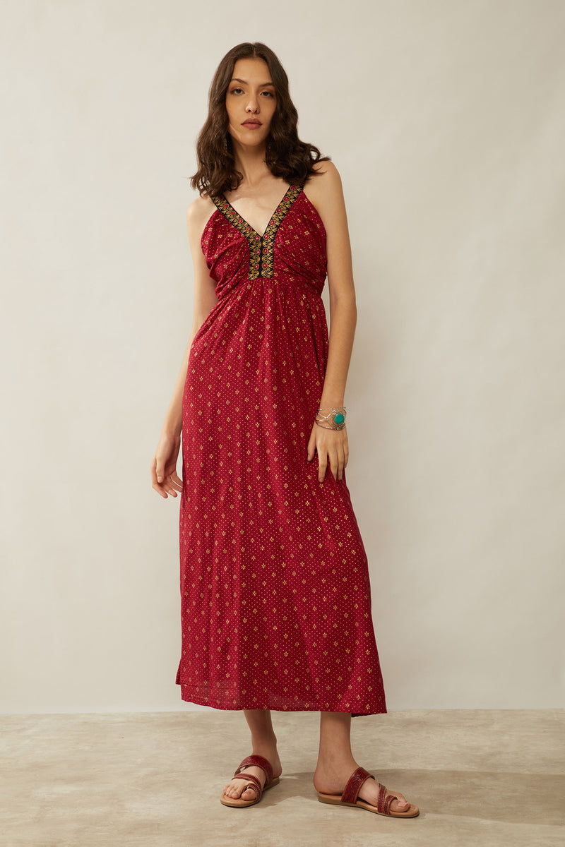 Bohera Gwendolyn Accented Border Dress