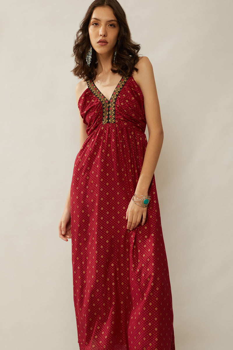 Bohera Gwendolyn Accented Border Dress