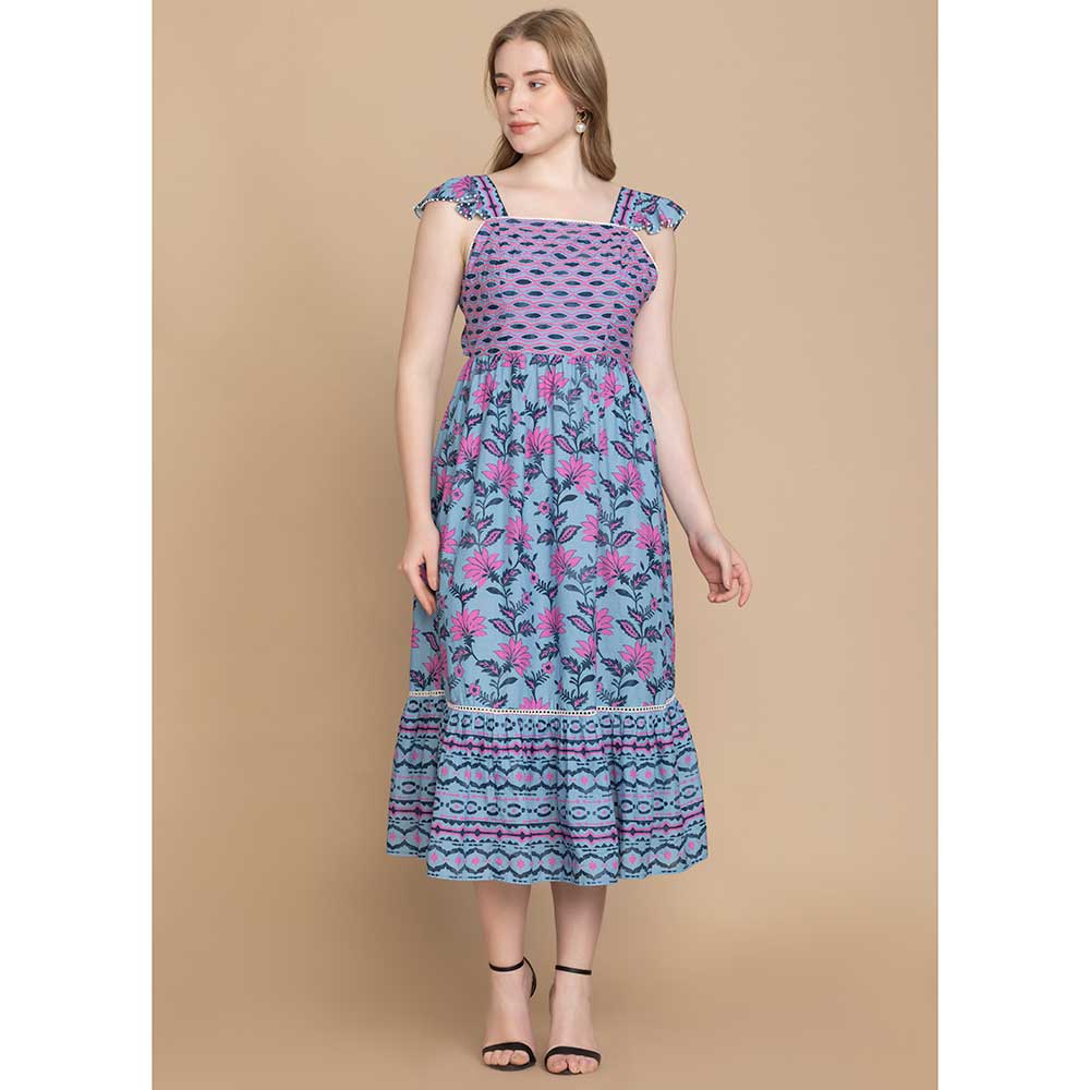 Bohera Georgina Multi-Print Dress