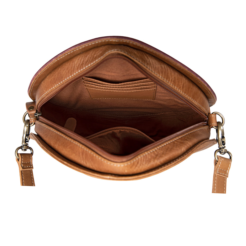 Longhorn real on sale leather bag