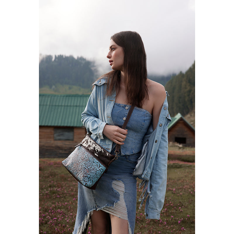 Delilah Creek Leather & Hairon Bag