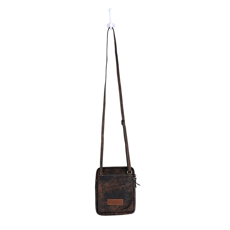 Santa Mesa Mini Leather & Hairon Bag in Light Hair-on Hide