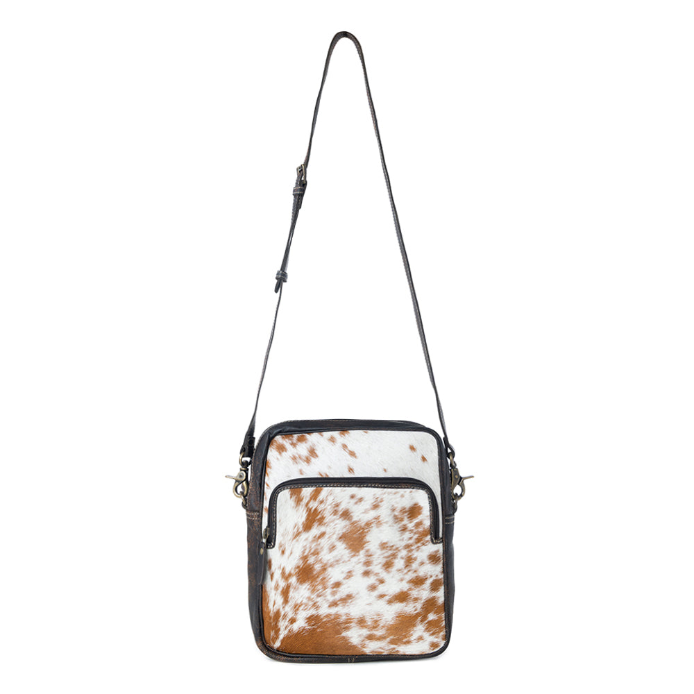 Silver Mine Leather & Hairon Bag - Myra USA