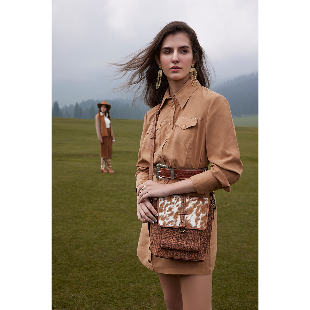 Mesa Terra Leather & Hairon Bag - Myra USA