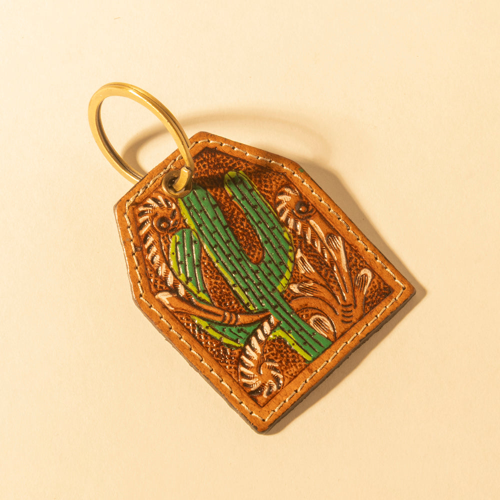 Classic Saguaro Cactus Key Fob - Myra USA