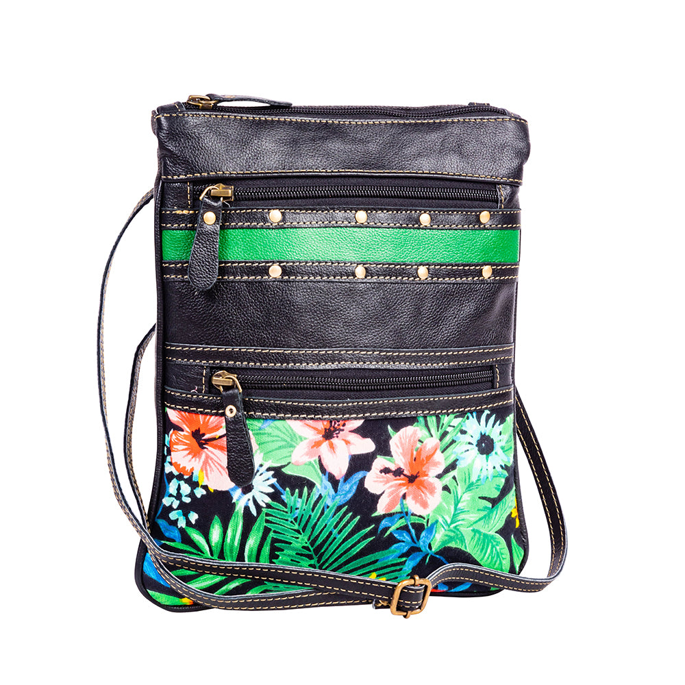 Marianna Floral Leather Bag - Myra USA
