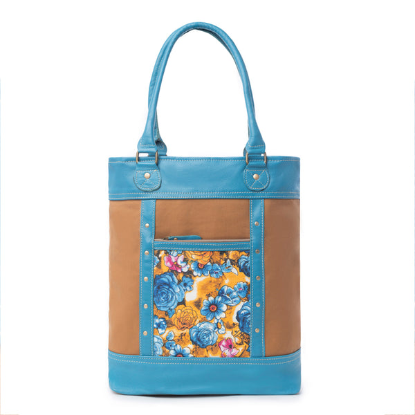 Blue Ridge Blooms Tote Bag - Myra USA