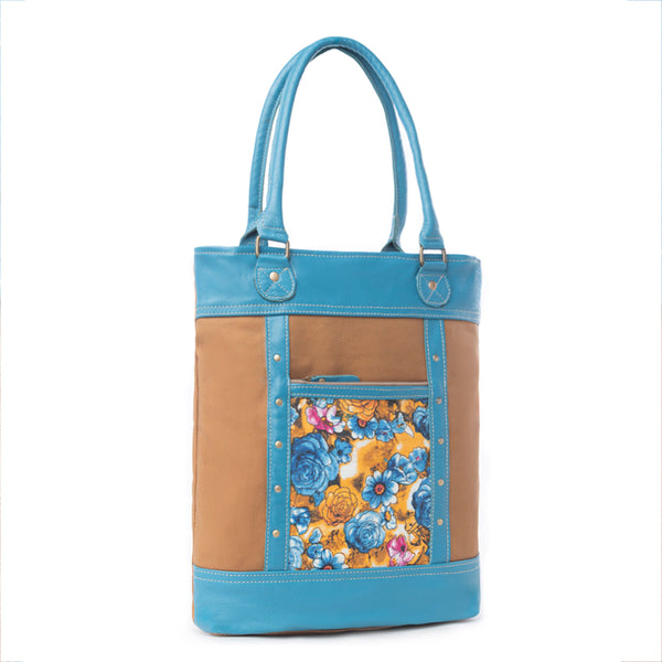 Blue Ridge Blooms Tote Bag - Myra USA