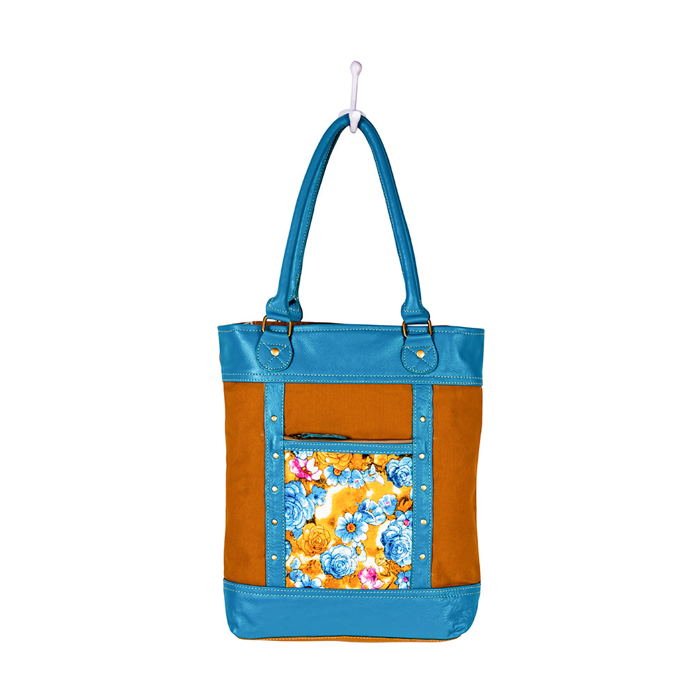 Blue Ridge Blooms Tote Bag - Myra USA