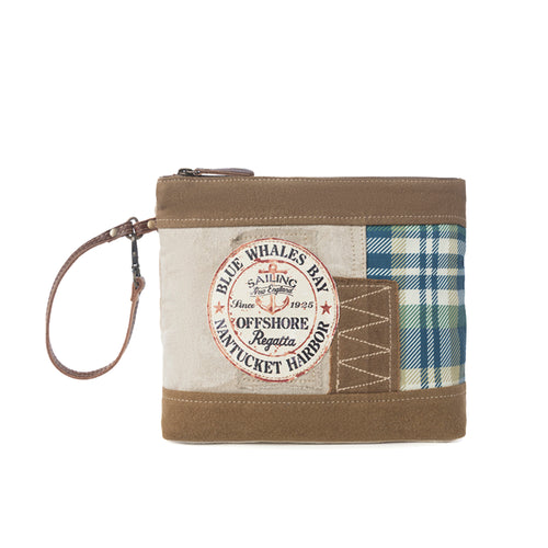 Blue Whales Bay Pouch - Myra USA