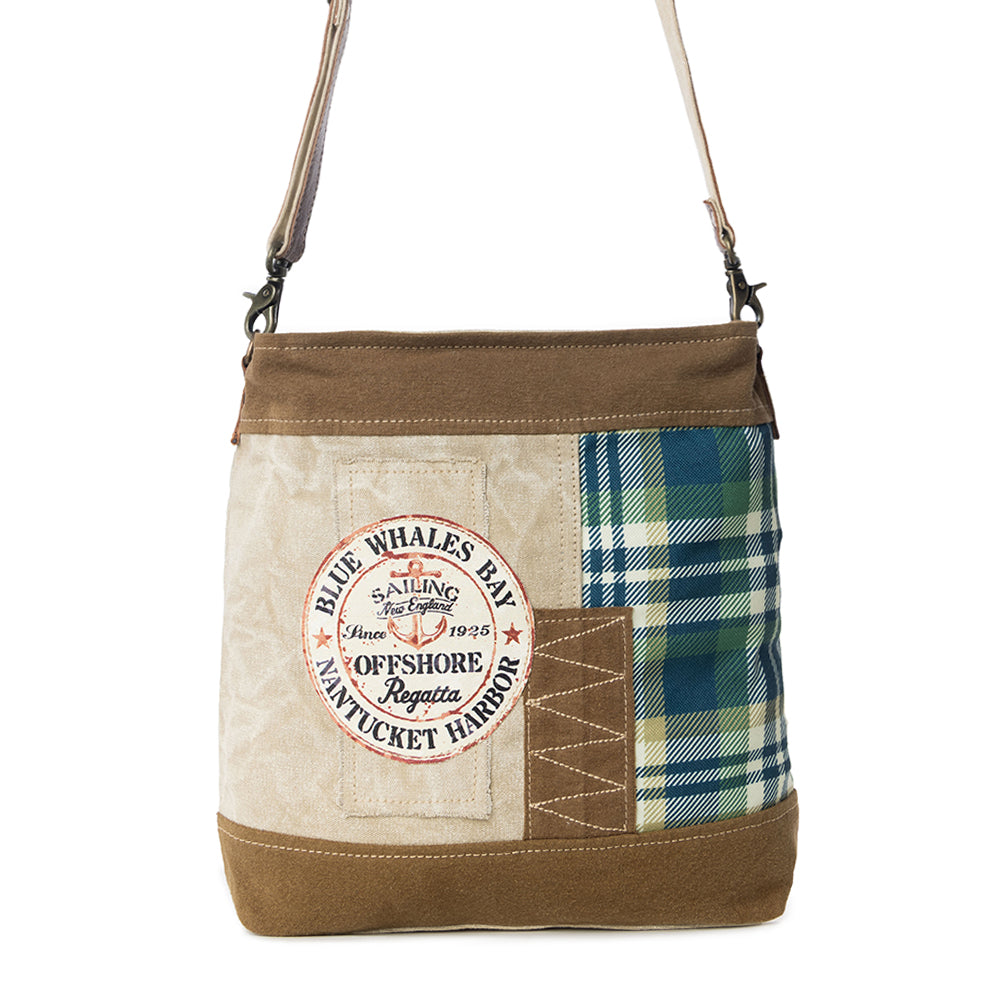 Blue Whales Bay Shoulder Bag - Myra USA
