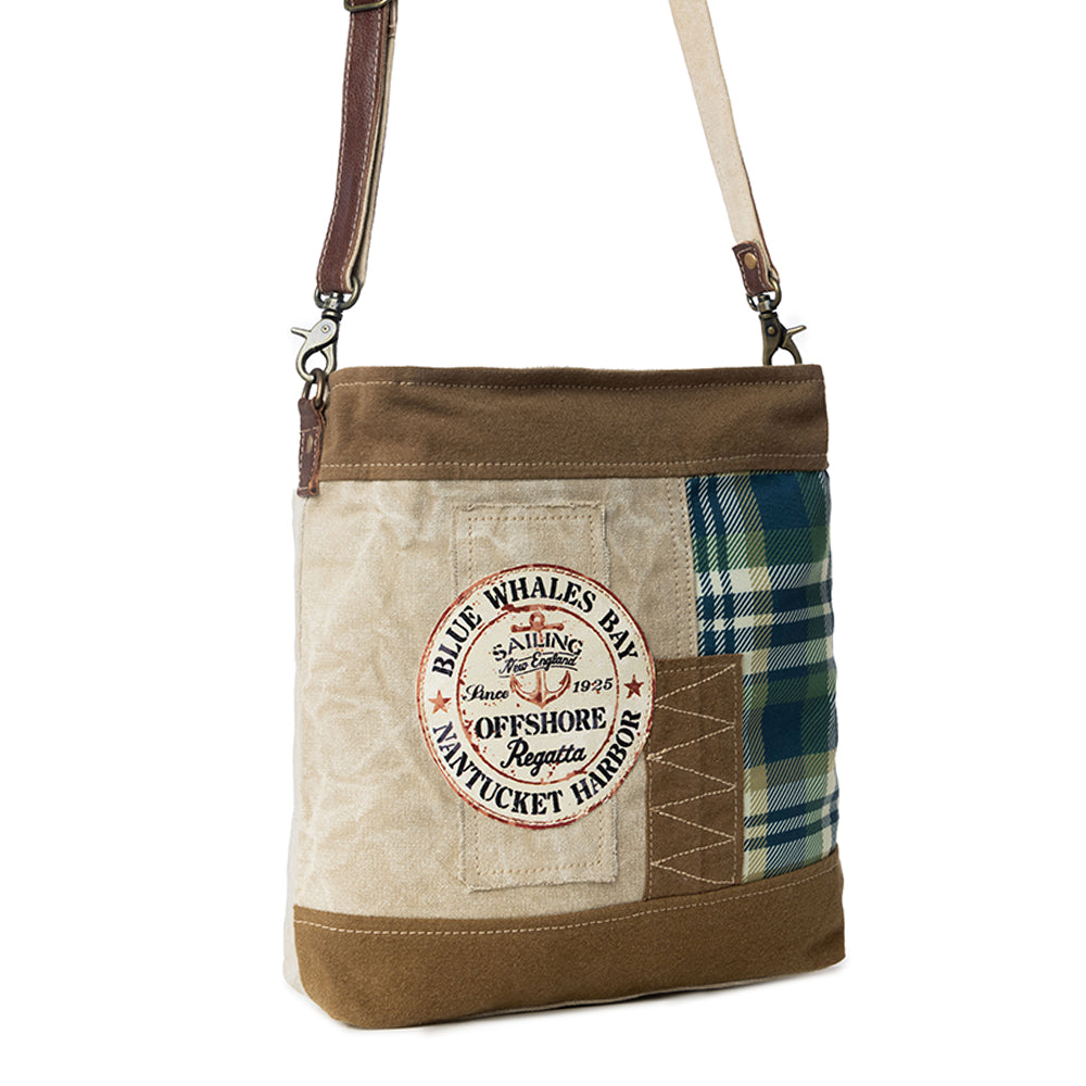 Blue Whales Bay Shoulder Bag - Myra USA