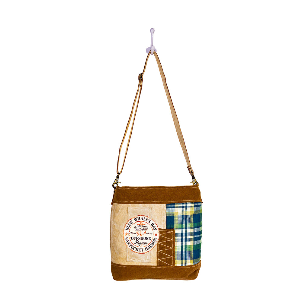Blue Whales Bay Shoulder Bag - Myra USA