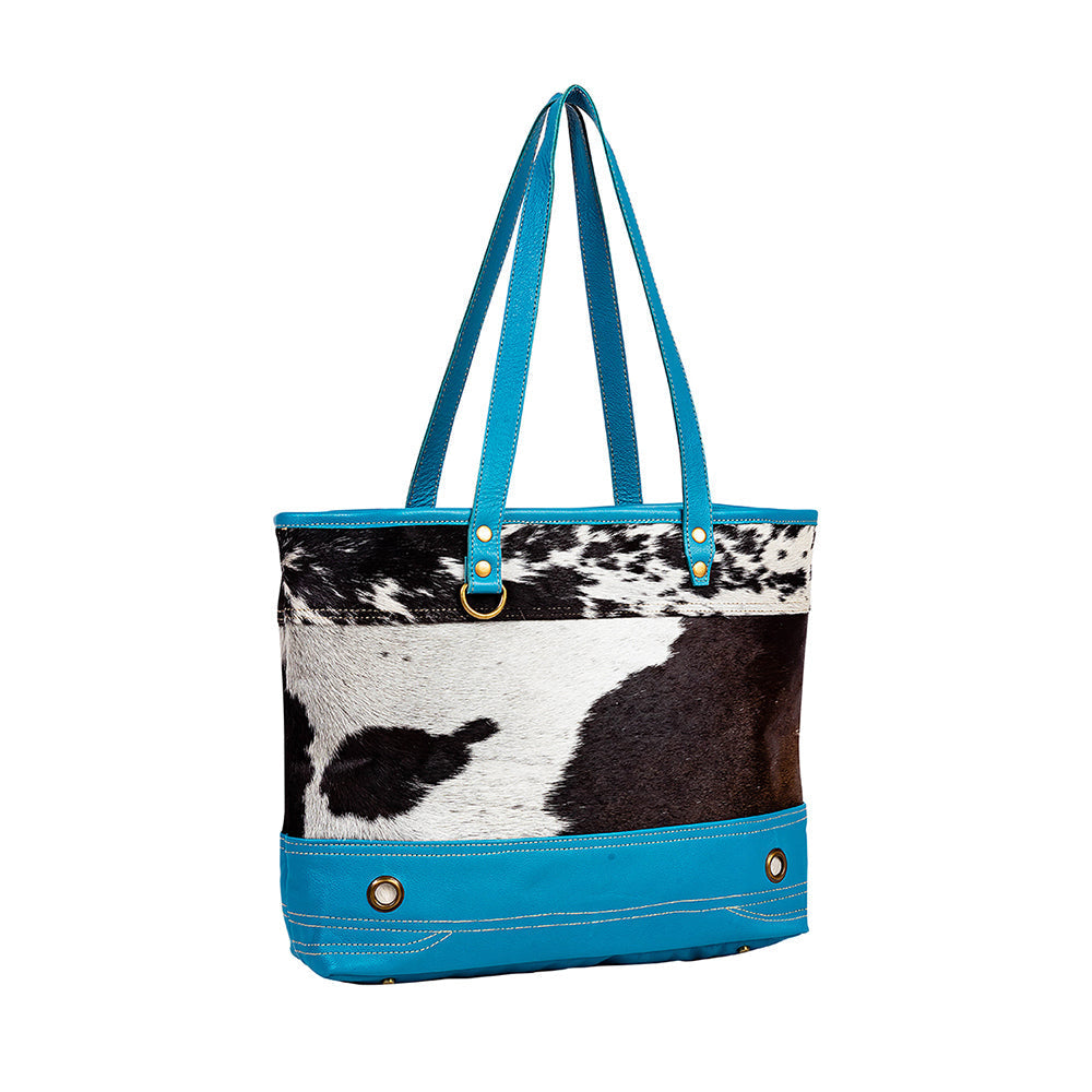 Blue Ridge Carolina Leather & Hairon Bag - Myra USA
