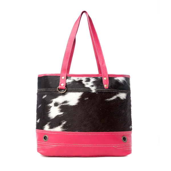 Letterstone Trail Leather & Hairon Bag - Myra USA