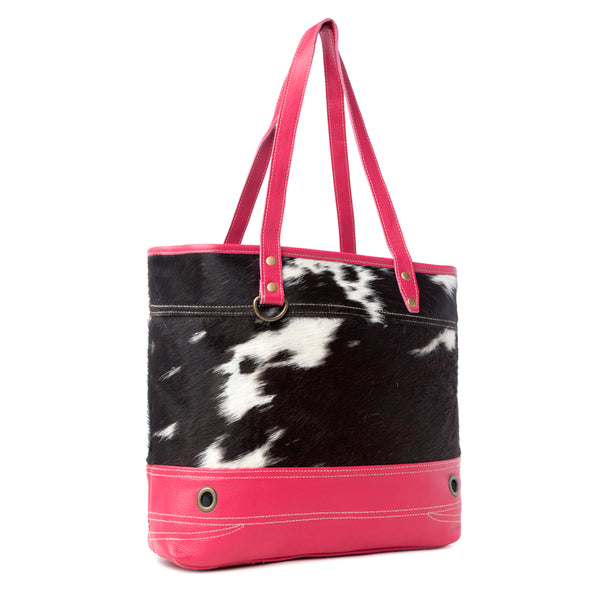 Letterstone Trail Leather & Hairon Bag - Myra USA