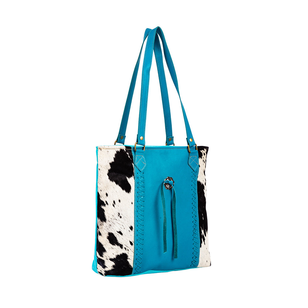 Sky Falcon Canvas & Hairon Bag - Myra USA