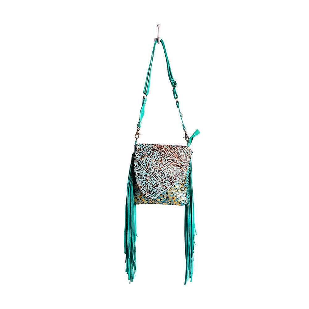 Tellard Falls Concealed-Carry Bag In Turquoise - Myra USA