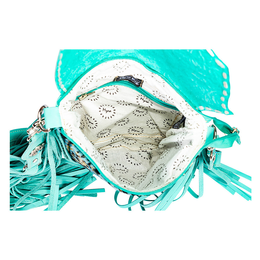 Tellard Falls Concealed-Carry Bag In Turquoise - Myra USA