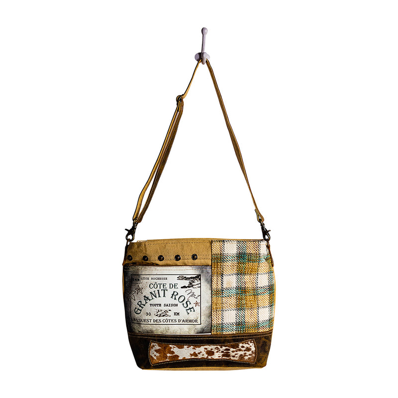 Plaid Granit Rose Small & Crossbody Bag