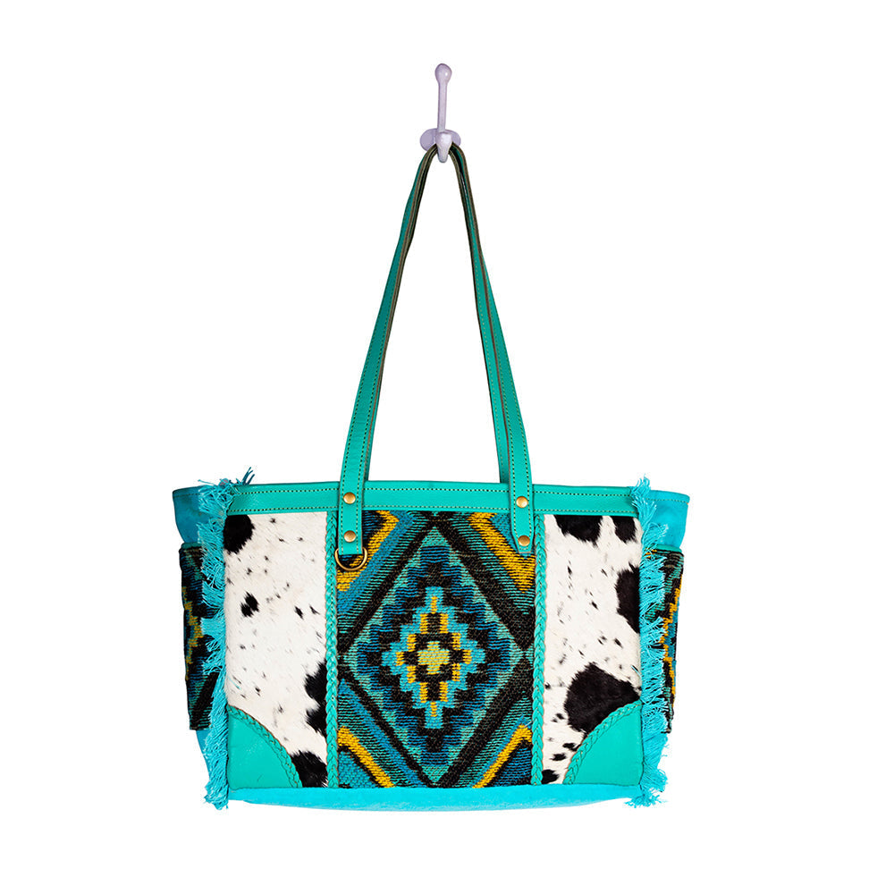 Tonga Ridge Small Bag In Turquoise - Myra USA