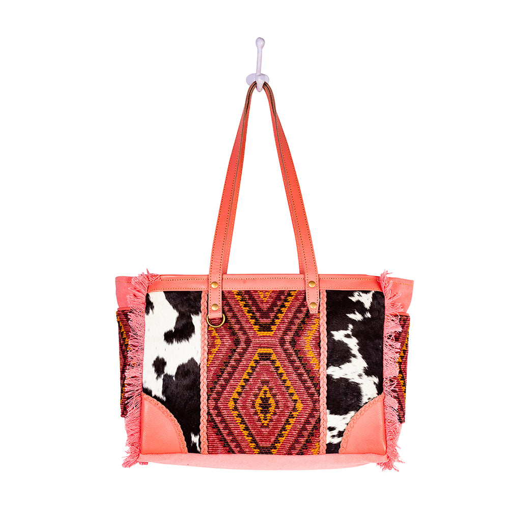 Tonga Ridge Small Bag In Salmon & Pink - Myra USA