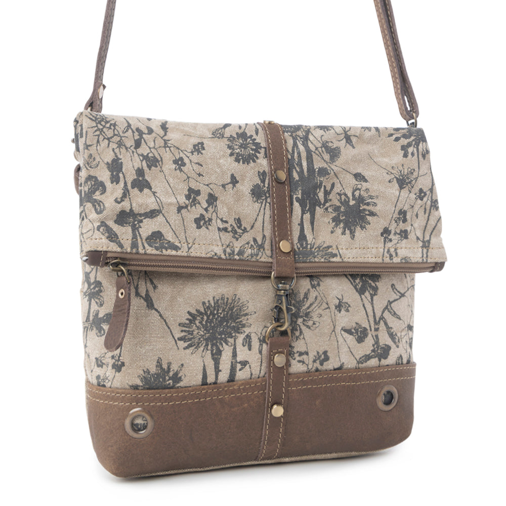 Tazzie Floral Accent Small & Crossbody Bag - Myra USA