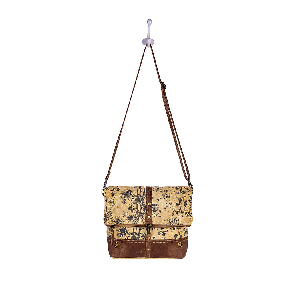 Tazzie Floral Accent Small & Crossbody Bag - Myra USA