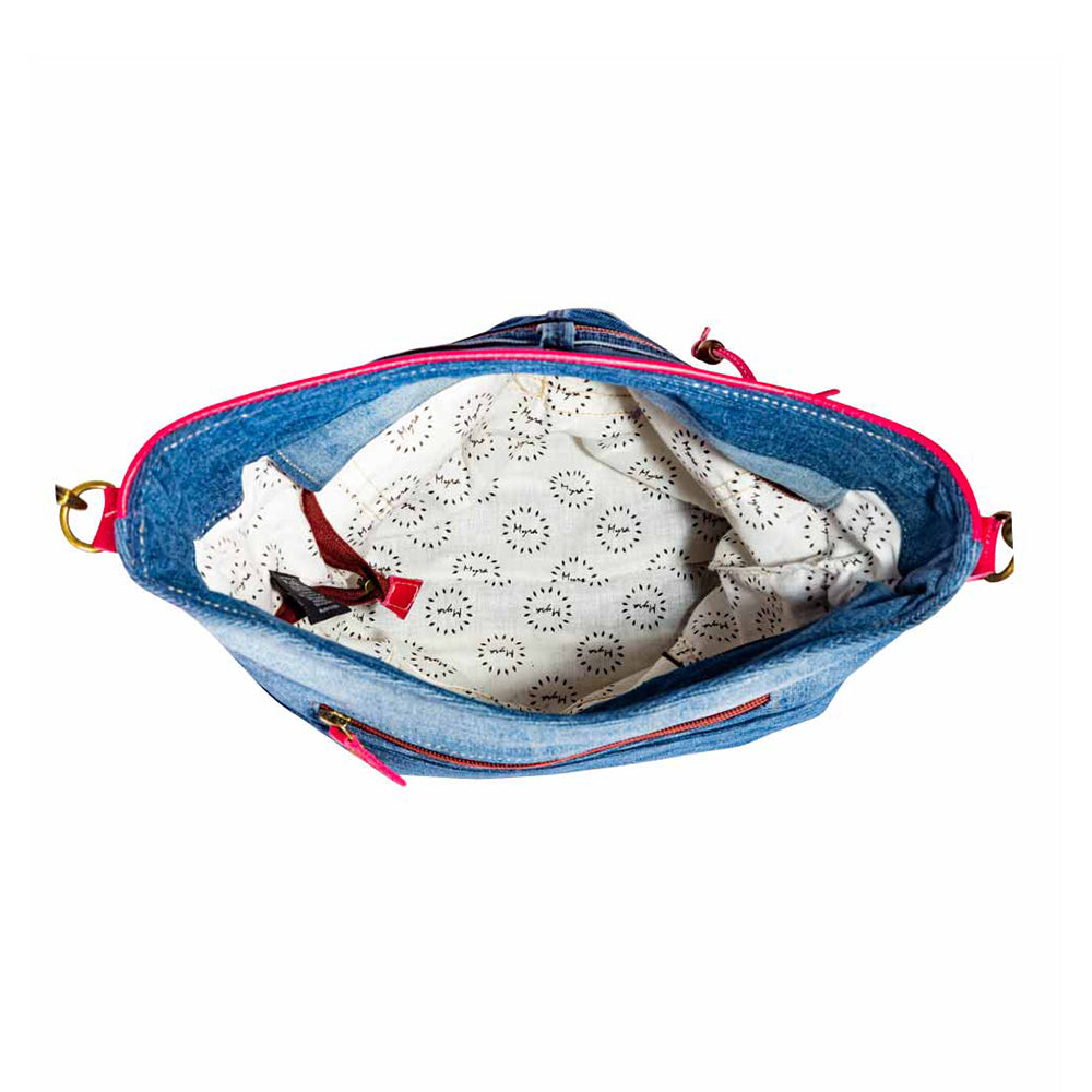 Charley's Denim Shoulder Bag - Myra USA