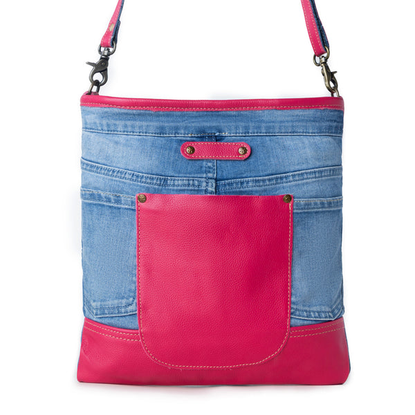 Charley Denim Shoulder Bag - Myra USA