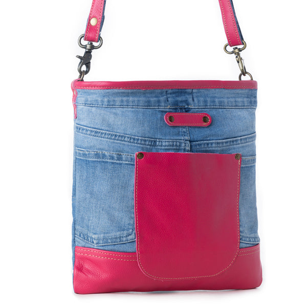 Charley Denim Shoulder Bag - Myra USA