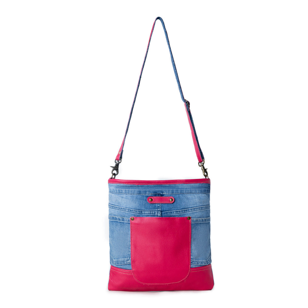 Charley Denim Shoulder Bag - Myra USA