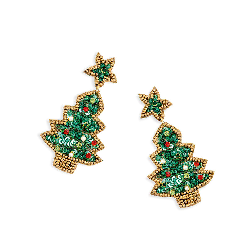 Christmas Tree Classic Earrings