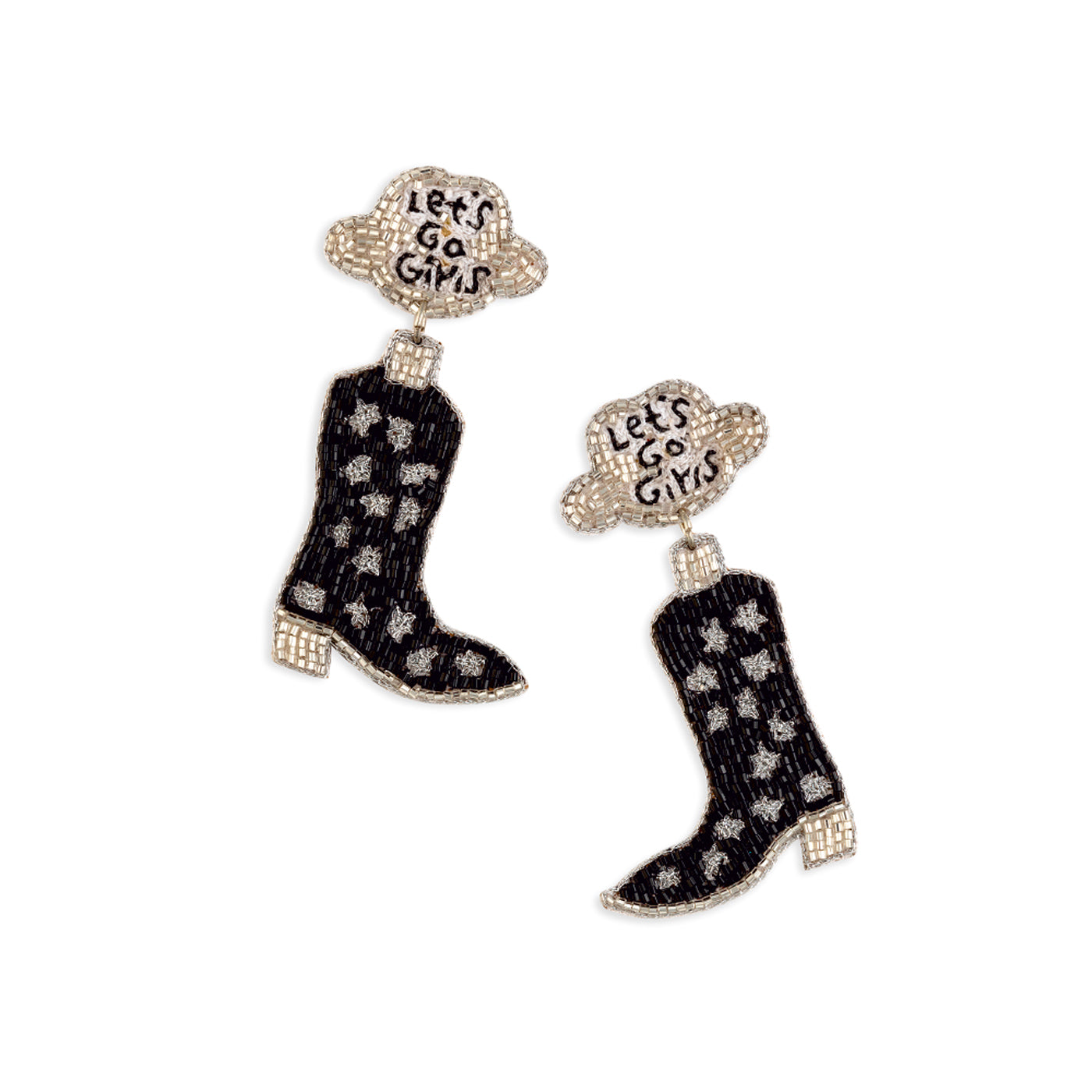 Let’s Go Girls Earrings in Black - Myra USA