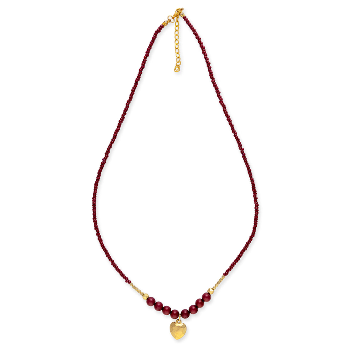 Golden Heart Necklace - Myra USA
