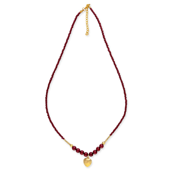 Golden Heart Necklace - Myra USA