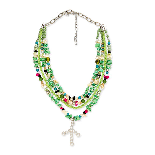 Beauty Of Faith Multistrand Necklace - Myra USA