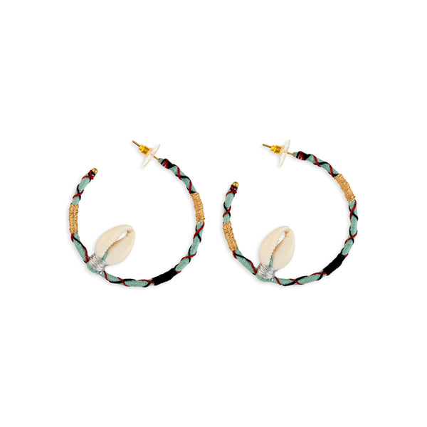 Earth Treasures Hoop Earrings