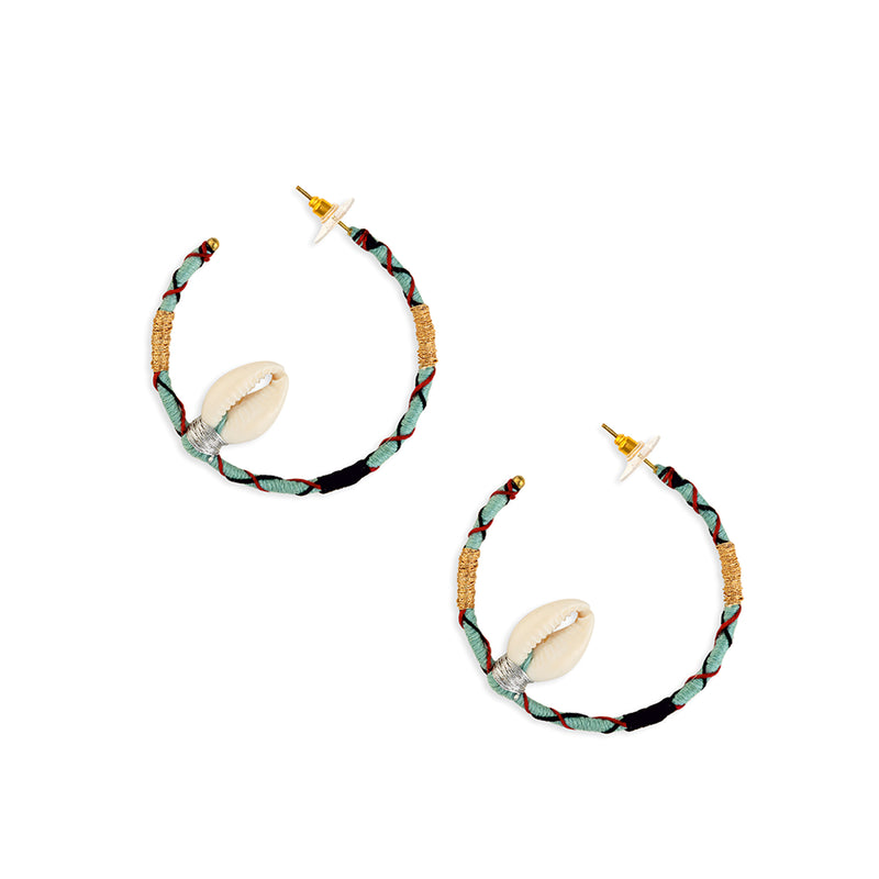 Earth Treasures Hoop Earrings